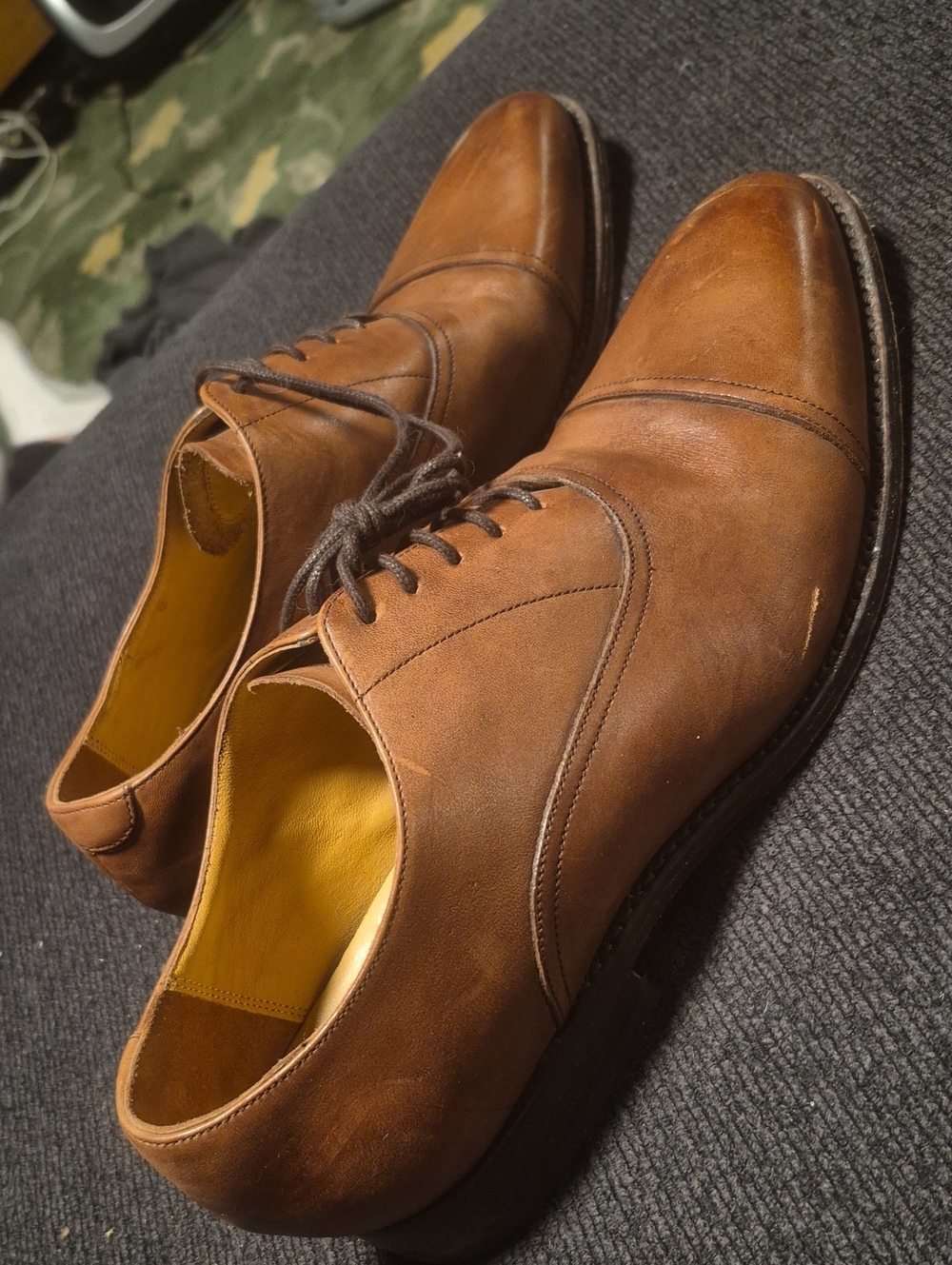 Charles Tyrwhitt Tan Leather Derby Shoes